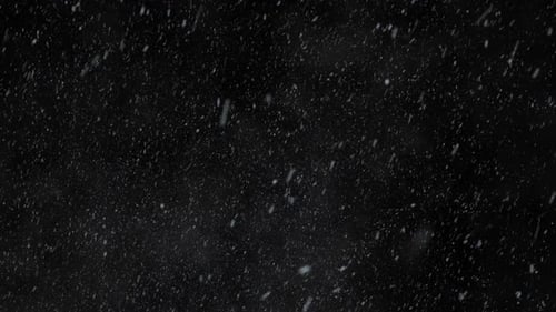 Realistic Falling Snow Overlay for Winter Scenes