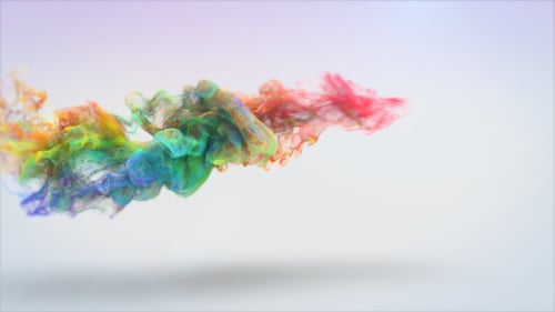 Dynamic Colorful Particles Logo Reveal Intro