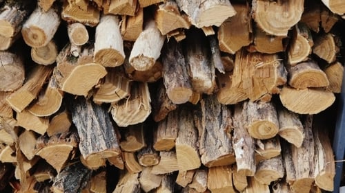 A Lot Of Firewood For The Stove