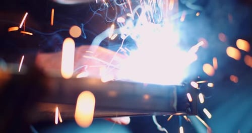 Industrie - Schweißerschweißen Stahlbau