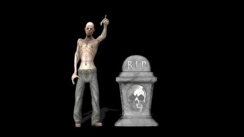 Zombie And Tomb