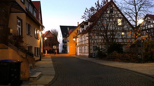 Traditional Half-Timbered Houses In Germany