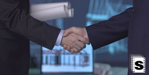 Business Handshake Deal Architecture Plans