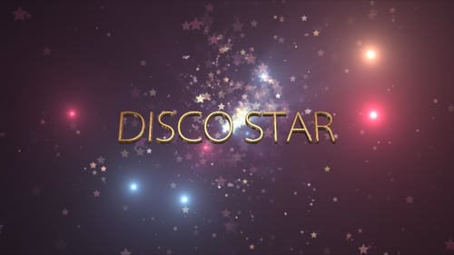 Animated Glittering Stars Background with Festive Lights