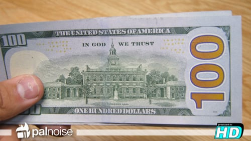 Counting Money, Hands with Hundred Dollar Bills