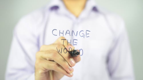 Adult Writes Change the World on Surface