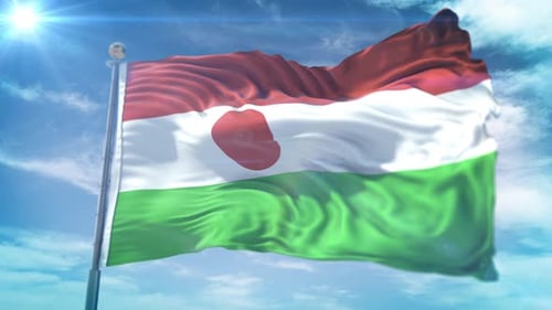 4K 3D Niger Flag