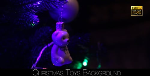 Christmas Toys Background 2