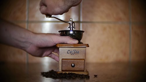Grinding Coffee Beans 3