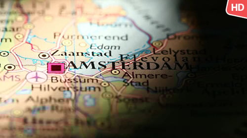Amsterdam Map Close Up Zoom