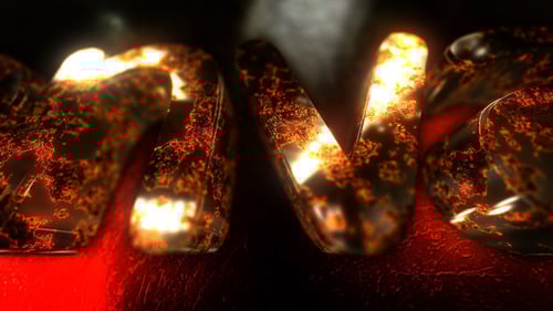 Fire Grunge Logo Reveal