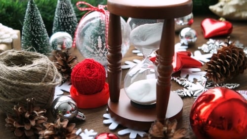 Christmas And New Year Background With Presents.