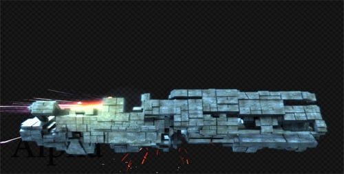 Geometric Block Lower Third Reveal Animation