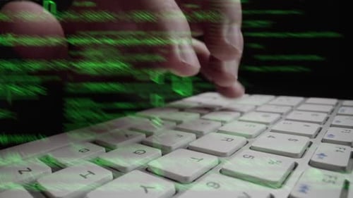 Imagen creativa de programación de computadoras, codificación y desarrollo de software