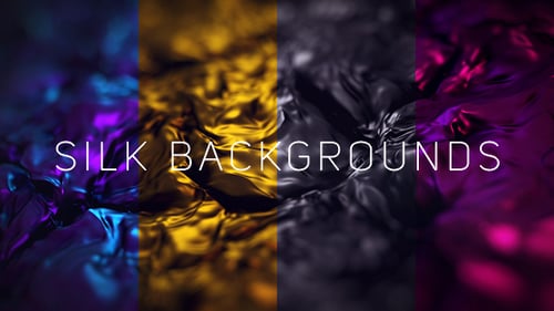 Dynamic Silk Liquid Background with Vibrant Flowing Abstract Colors