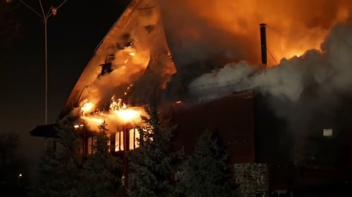 Fire. Blaze Inferno Conflagration And Combustion.