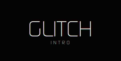 Dynamic Glitch Effect Text and Logo Opener
