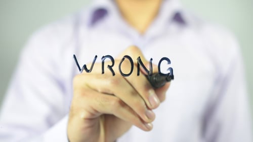 Wrong