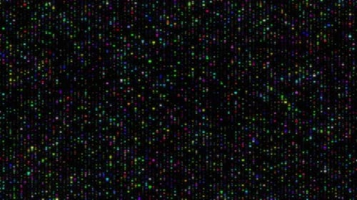 Bunte digitale Datenstruktur-Hintergrundschleife