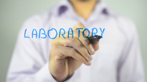 Writing Laboratory with Marker for Education and Science