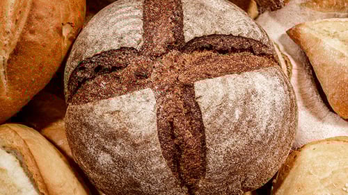 Selection of Loaves and Rolls of Bread