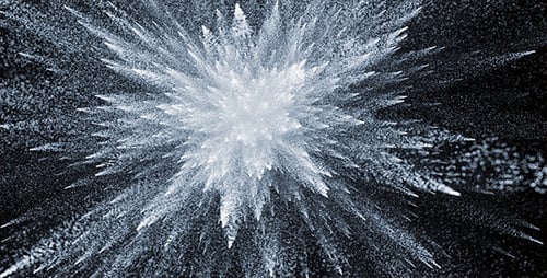 Abstract White Particle Burst Explosion Reveal Transition