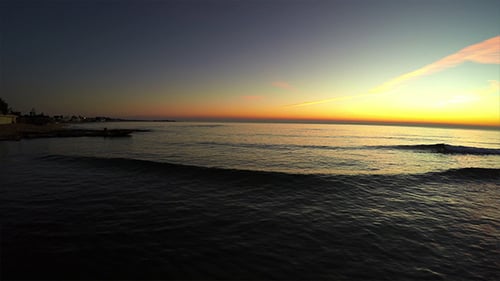 Por encima del mar Mediterráneo (4 clips)