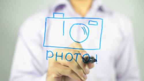 Hand Draws Camera and Writes Photo!