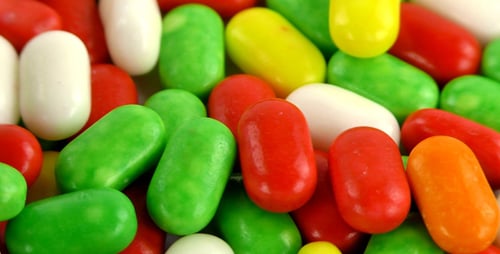 Colorful Candy Close-Up Still Life
