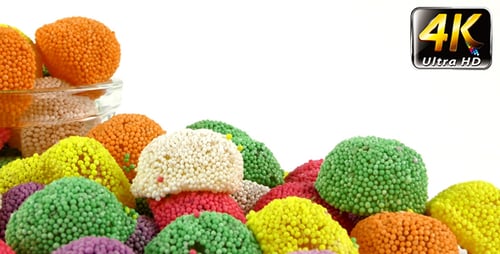 Close Up of Colorful Pile of Candy