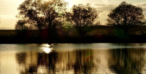 Beautiful Lake at Sunset 1