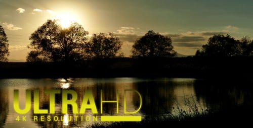 Beautiful Lake at Sunset 2