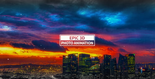 Dynamic Cinematic Glitch Opener and Titles Template