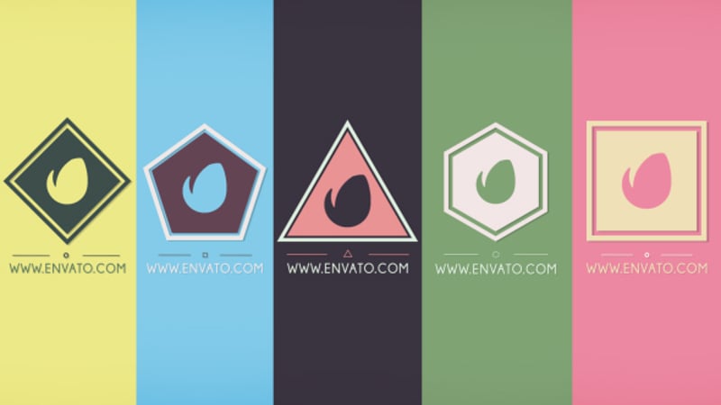 Dynamic Gradient Shape Logo Reveal, Logo Stings ft. logo & intro - Envato