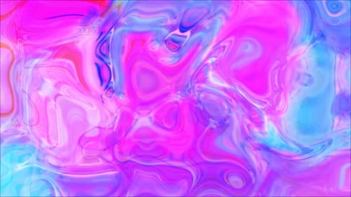 Abstract Fluid Swirl Loop Background in Pink and Blue