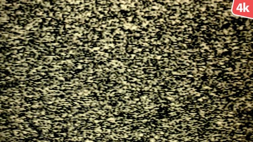 Abstract Black and White Grainy Television Static