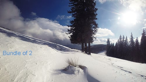 Wanderberg im Winter