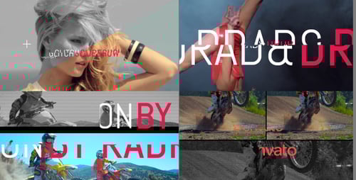 Dynamic Glitch Slideshow Opener