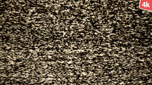 Abstract Static and Noise on a Television Screen