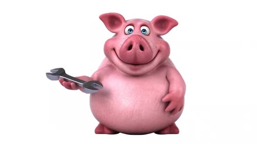 Fun pig - 3D Animation