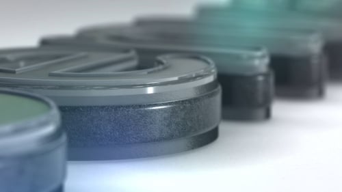 Dynamic Polished Metal Logo Introduction with Light Sweep