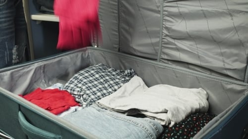 Suitcase With Clothes