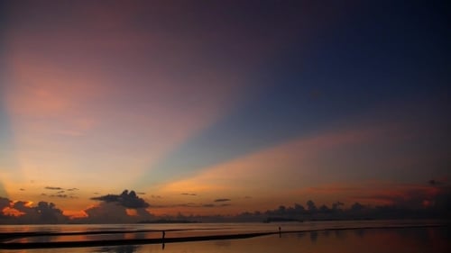 Sunset Sky Over The Sea