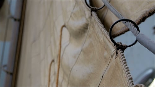 Das große Seemannstuch im Schiff