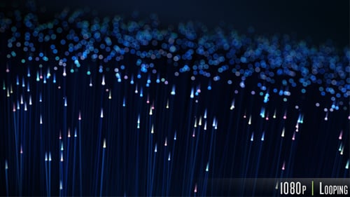 Abstract Futuristic Light Particle Stream Background