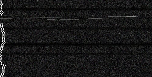 Static Noise Glitch Effect Overlay for Retro Digital Transition