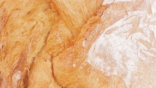 Close Up of Crispy Sourdough Bread
