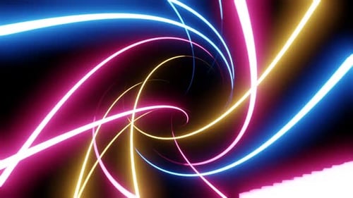Bunter Neonlicht-Konzert-Hintergrund