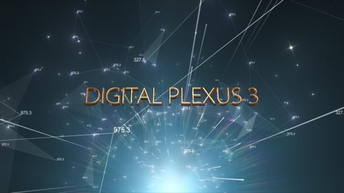 Futuristic Digital Data Network Connection Background