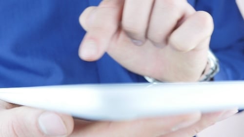 Finger Using Touchpad